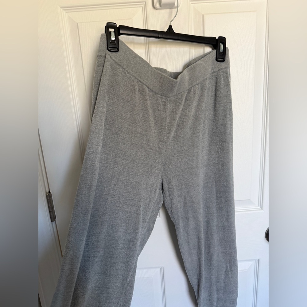 Barefoot Dreams Gray Cozy Knit Lounge Pants - Picture 3 of 4